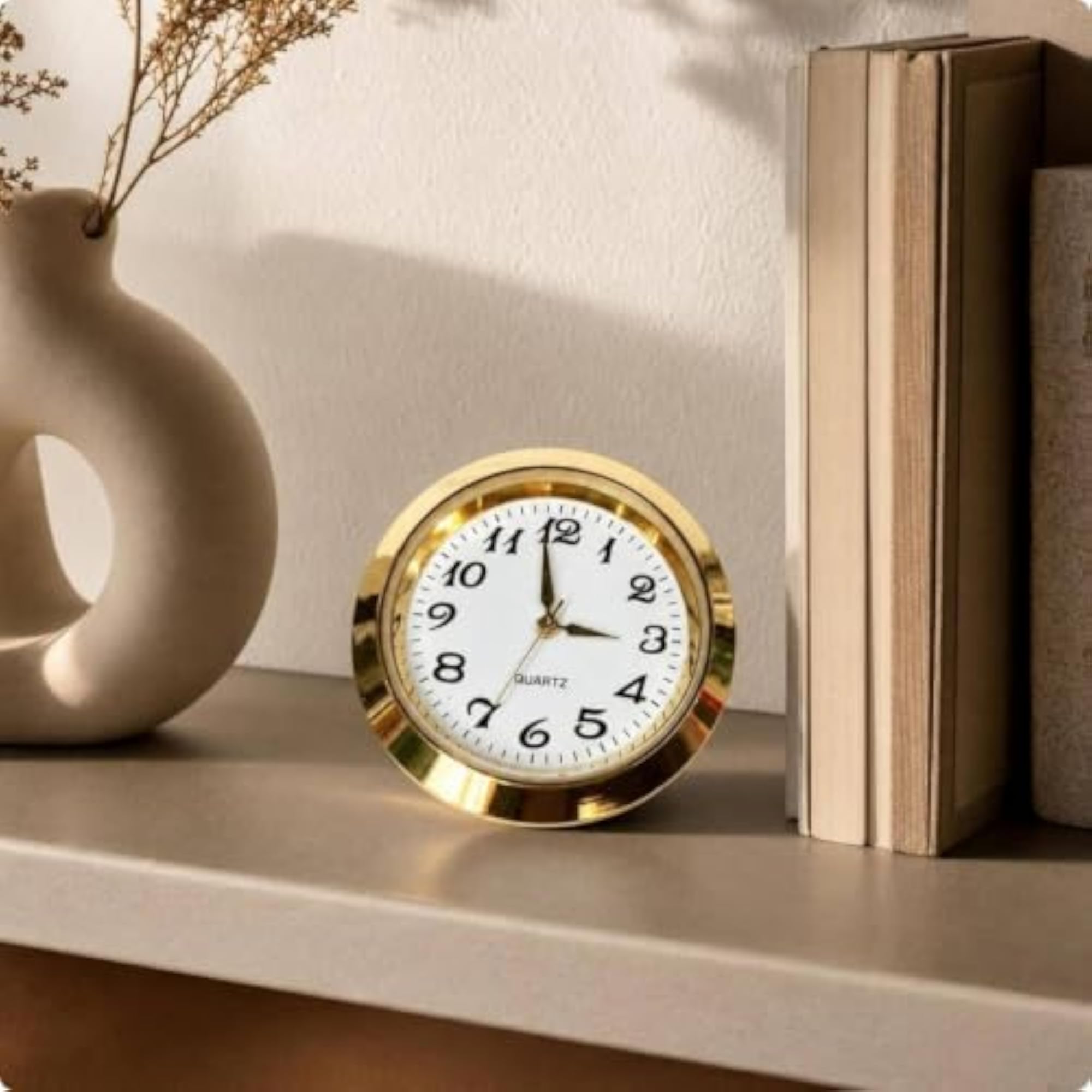 Mini Quartz Clock Insert Round Clock Head